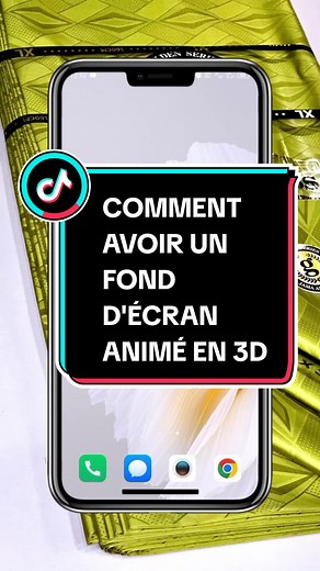 Comment avoir un fond d'écran animé en 3D très facilement