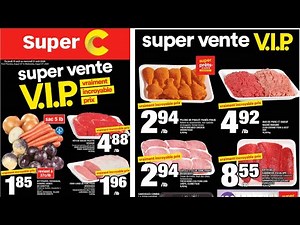 Circulaire Super C Québec 🇨🇦 | 15 Aout - 21 Aout