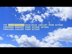 How to Read a METAR + TAF | Easy Aviation Weather Explained