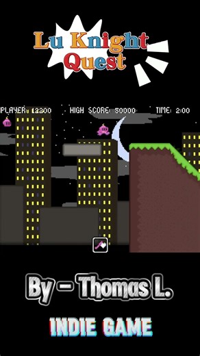 Lu-Knight Quest The Rescue By Thomas L. Indie Game 2D Platformer