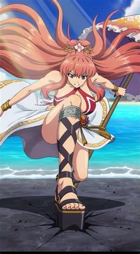 anime girl crush alien in sexy High heels sandals amsr