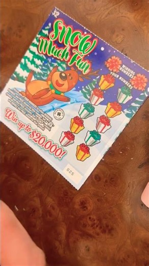 ❄️SNOW MUCH FUN⛄️ from SEATTLE #lottery #walottery #scratchoff #scratchoffticket #scratchers #lotto