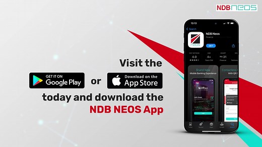 Get started with the NDB Neos App using your NDB Credit or Debit Card. 💳 Enjoy great mobile banking features with these simple registration steps... Download the Neos App today. ⬇ 🌐 Android: https://bit.ly/3Cd6K6i 🌐 IOS: https://bit.ly/3Cg7kA5 #NDB #NDBbank #NDBNeos #NeosPay #Neos | NDB Bank
