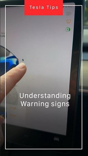 Tesla understanding warning signs #tesla #teslatips #EV