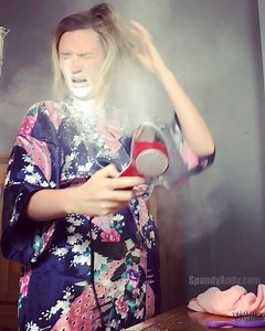 906 reactions · 109 shares | Flour + Blow Dryer = PRANK (full video: https://youtu.be/bsa9GhoDcmo) | SpandyAndy | Facebook