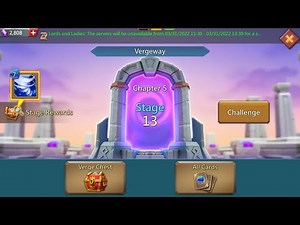 Lords mobile Vergeway chapter 5 stage 13