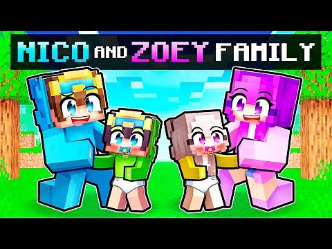 Nico and Zoey BECOME PARENTS in Minecraft!