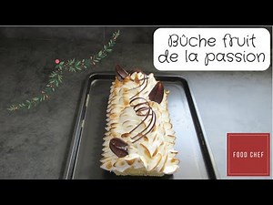 Bûche roulé au fruit de la passion