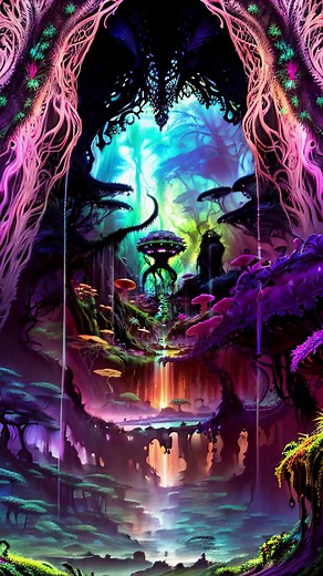 psicodélico viaje astral 😌 #stablediffusion #aipixel #ai #hongos