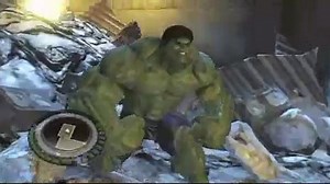 The Incredible Hulk PS3 Smashing gameplay