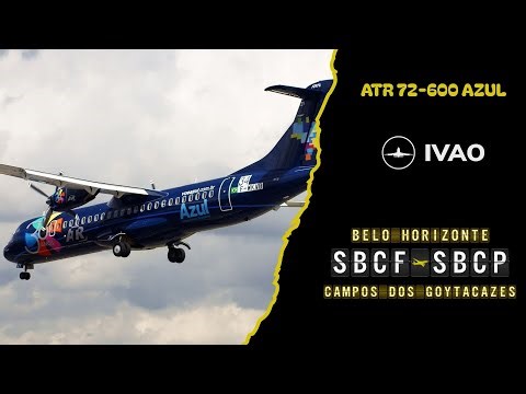 🟡 FLIGHT SIMULATOR 2020 - ATR 72-600 AZUL Confins ✈ Campos dos Goytacazes [Online IVAO]