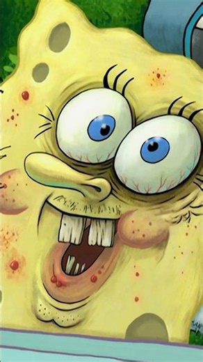 close ups of gross spongebob 🤢