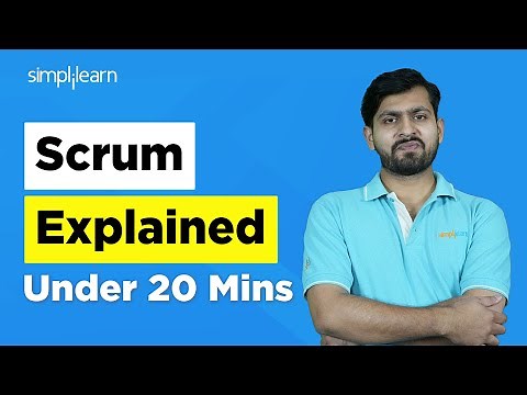 Scrum Explained Under 20 Mins | What Is Scrum? | Scrum Master Training Tutorial | Simplilearn