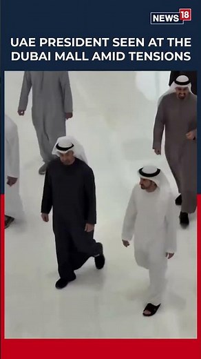 UAE President Sheikh Mohammed bin Zayed Al Nahyan Was Seen Strolling Through Dubai Mall | N18G