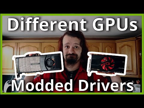 SLI With Two Different Graphics Cards | Nvidia GTX 480 & GTX 460 Using Modded Drivers
