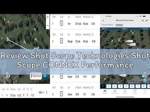 Review Shot Scope Technologies Shot Scope CONNEX Performance Tracking and GPS App