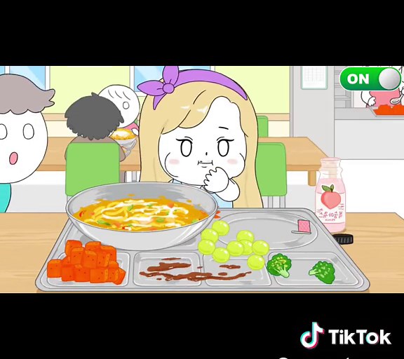 Looks so tasty! Cre #푸먹 👈 #eatingcartoon #asmr