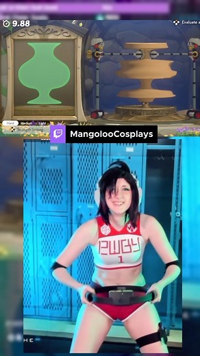 Mangoloo Cosplays - Casey Sanders on Instagram: "Ring Fit Adventure Squattery wheel in my Workout Ruby cosplay! By the way the next workout stream (out of cosplay) is Monday Oct 30th at 6pm EST. Going to get so fit! #ringfitadventure #rwby #rwbycosplay #rubyrose #rubycosplay"