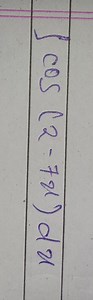 ∫cos(2−7x)dx... | Filo