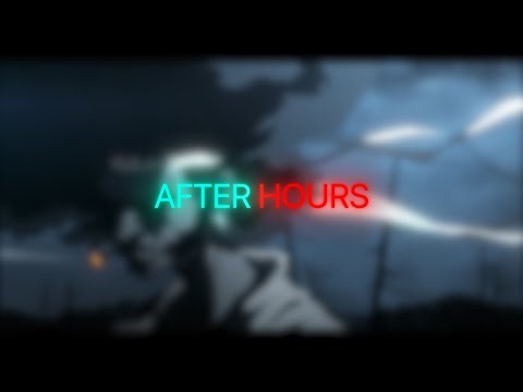After hours - Afro samurai [AMV/Edit]!