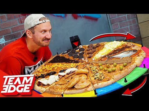 Disgusting Pizza Slice Roulette Challenge!!