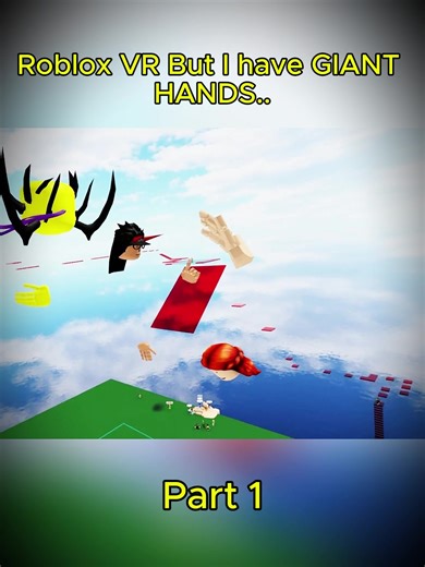 Roblox VR But I have GIANT HANDS.. #usa🇺🇸 #viral #fyppppppppppppppppppppppp #foryoupage #ilovetiktok
