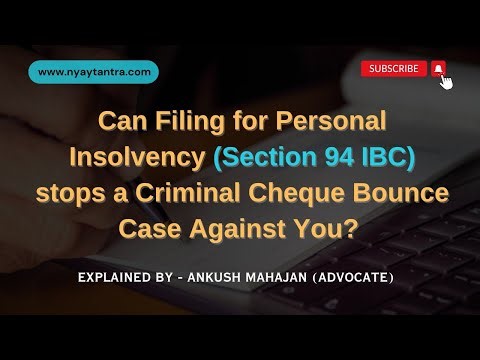 No Stay on Cheque Bounce Cases for Directors in Personal Insolvency | NyayTantra