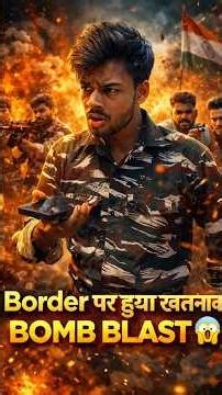 BORDER PAR HUA 💣 BOM BLAST ￼OR FOUJI HUYE SHAHEED 🥹 #shorts #army #shortsfeed #youtubeshorts