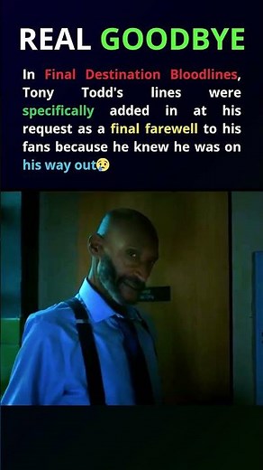 Tony Todd Asked for One Last Scene to Say Goodbye