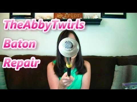 Baton Grip Tape/Repairs/Maintenance - Vlog - How to Twirl a Baton - Baton Twirling Tutorials