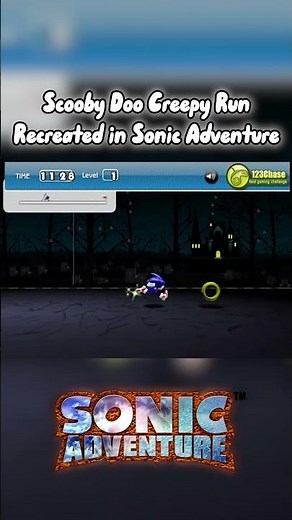 Scooby Doo's Creepy-Run inside Sonic Adventure #Sonic #SonicTheHedgehog #SonicAdventure