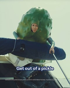 Don’t stay in a pickle. GEICO has 600 towboats in 300 ports standing by to help. | GEICO