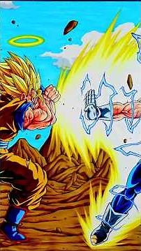 Drawing GOKU vs Majin VEGETA #shorts