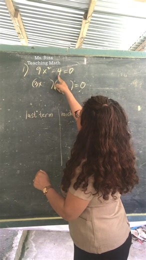 277K views · 6.2K reactions | Example 1: Solving Quadratic Equation by Factoring. | Ms. Riza Teaching Math | Facebook
