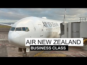 AIR NEW ZEALAND BUSINESS CLASS Auckland to Los Angeles NZ6 Boeing 777 300er