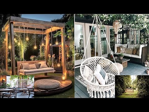 Backyard Swing Seat Ideas | Outdoor Swing Seats | Outdoor hanging chairs
