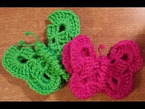 Crochet Butterfly Tutorial - Butterfly Crochet - Mariposa Crochet