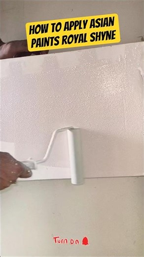Asian Paints Royale Luxury Emulsion Paint //How to apply royale luxury emulsion🤩 #shorts #vairal
