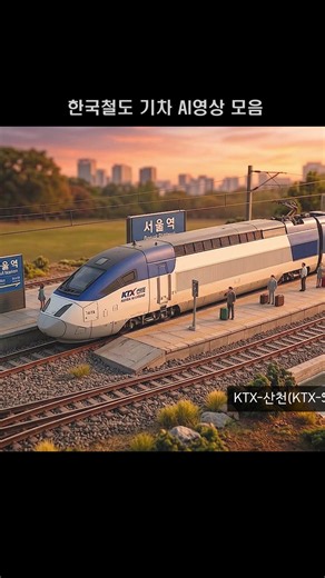 한국 기차 종류 총정리! 🚆 KTX·SRT·ITX·무궁화·누리로·디젤기관차 AI 디오라마 AI 미니어처 디오라마.기차 좋아하면 무조건 봐야 할 영상!