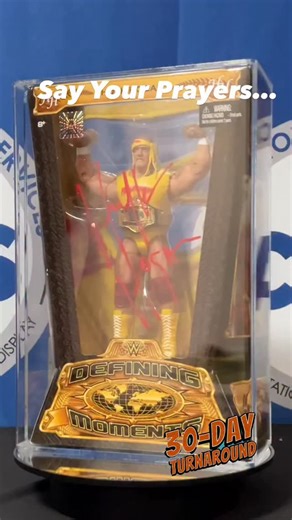 Collector Archive Services | Another CAS recently graded item - This 2015 Mattel WWE Defining Moments Hulk Hogan, Mint in Sealed Box, brings the Hulkster’s... | Instagram