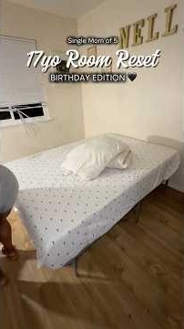 Resetting My Daughter’s Room for Her 17th Birthday 🎀 | Single Mom Life