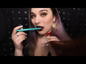 Goth Girl in Back of Class Plays With Your Hair | ASMR Personal Attention