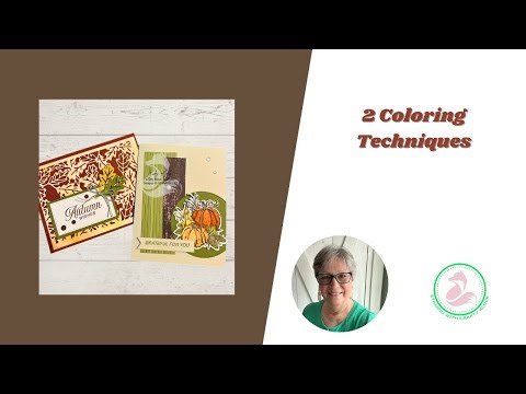 2 Easy Coloring Techniques / Amber Autumn