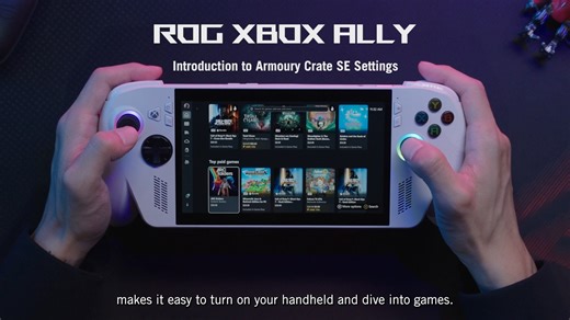 ROG Xbox Ally 官方教程视频 - 奥创智控中心介绍 | 来源：ROG Global
