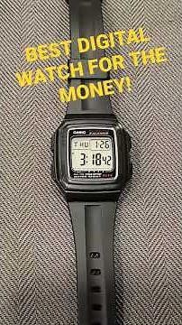 Don't overspend on a digital watch F201-WA #casio #gshock #nixon #budgetwatch #edc #digitalwatch