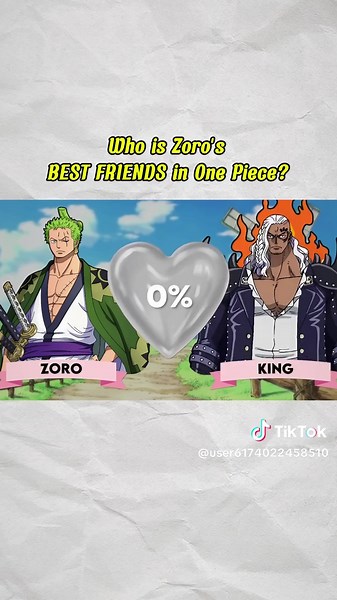 Who is Zoro's BEST FRIENDS in One Piece? | roronoa zoro