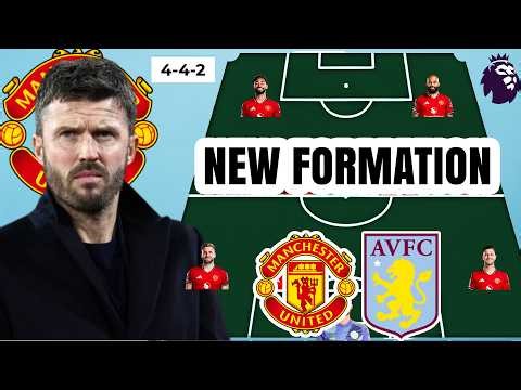 Carrick’s NEW Formation! Man United vs Aston Villa | Tactical Setup to Beat Unai Emery (EPL 2025/26)