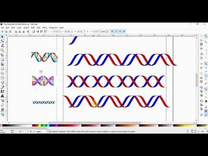 Inkscape for scientists - 11 | Draw DNA helix from simple shapes using the path menu