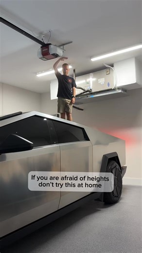 43K views · 317 reactions | The Tesla Cybertruck air suspension can be dangerous if you are afraid of heights. This is how you can safely get down without hurting yourself. | Tesla Cybertruck | Facebook