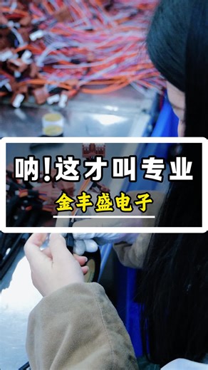 呐!这才叫专业！好线束看细节！